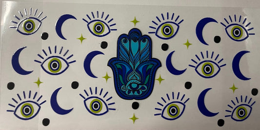 Mediation Hamsa Eye Blue Moon