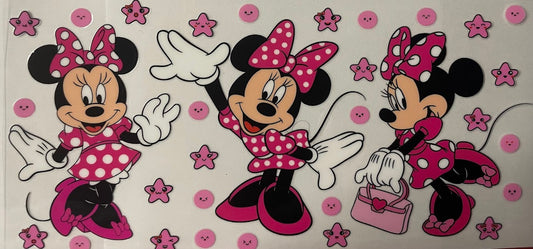 Minnie Mouse Pink Stars