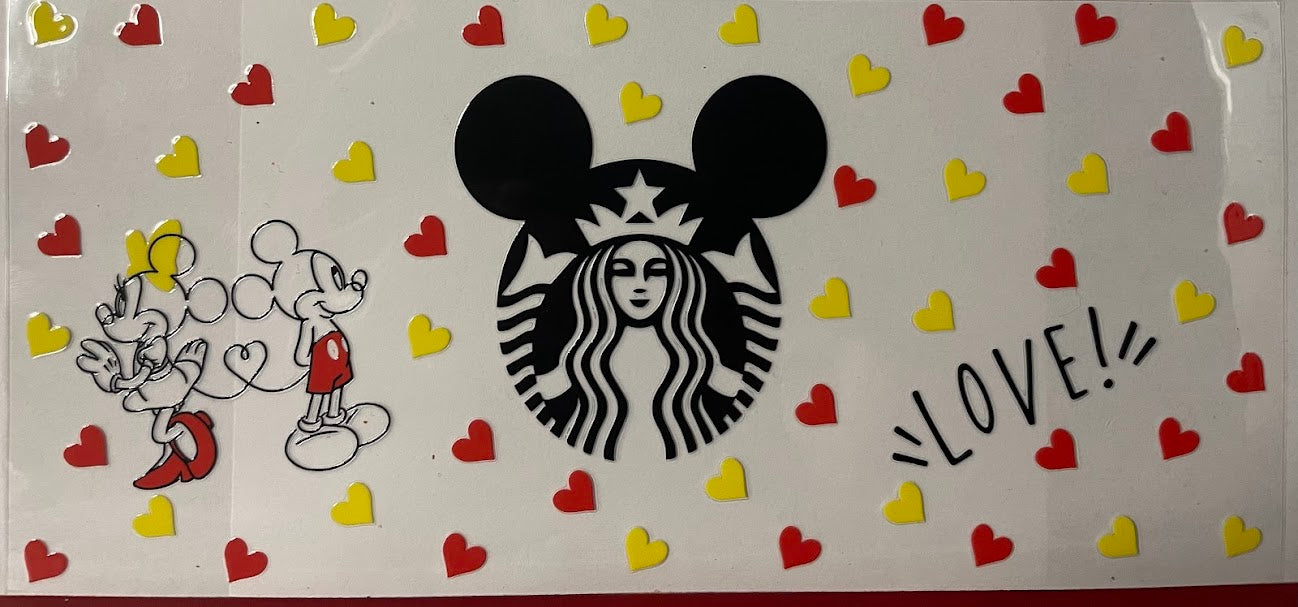 Starbucks Mickey and Minne Love